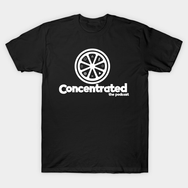 Concentrated Podcast Logo 3 T-Shirt by Concentrated